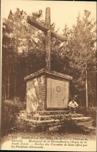 Boissy-La-Rivière Essonne Monument Réconciliation / Chateau de Bierville  1922