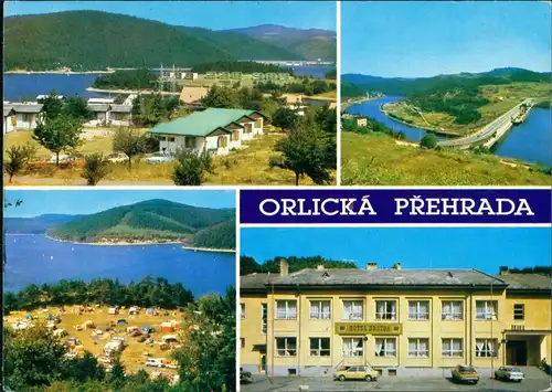 Solenice Orlická přehrada, Trhovky (Bor), Popelíky , Hotel Družba  1984