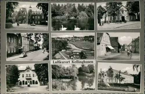 Ansichtskarte Kellinghusen Mehrbild-AK mit 9 Ansichten / Fotos 1962