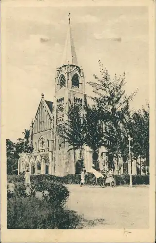 Postcard Daressalam Roman Catholic Cathedral 1924