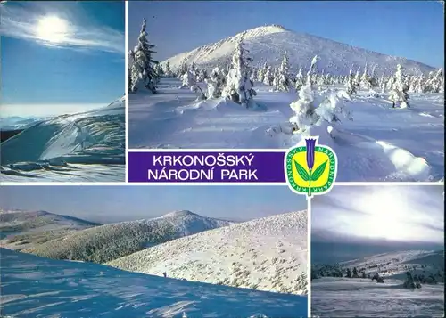 Rochlitz an der Iser Rokytnice nad Jizerou Krkonoše: Kotelni jáma, Sněžka  1985