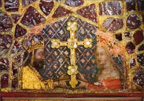 Postcard Karlstein Karlštejn Hrad Karlštejn: Kaple sv. Kateřiny 1989