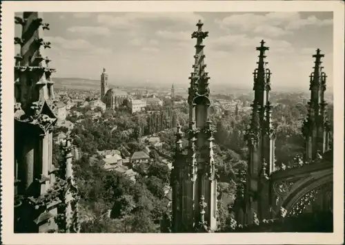 Postcard Kuttenberg Kutná Hora Blick von Der Kirche 1960