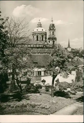 Prager Kleinseite-Prag Malá Strana Praha Kostel sv. Mikuláše/St.-Nikolaus-Kirche 1966