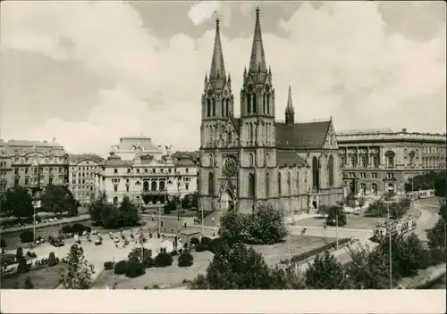 Postcard Prag Praha náměstí Míru 1966