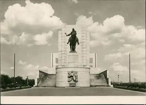 Postcard Prag Praha Národní památník na hoře Vítkově 1965
