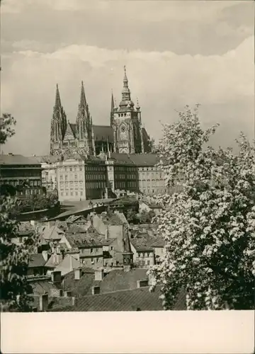 Postcard Burgstadt-Prag Hradschin/Hradčany Praha Hradčany 1969