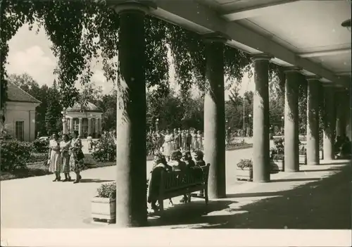 Franzensbad Františkovy Lázně Kolonáda při plynových lázních 1965
