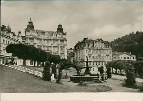 Marienbad Mariánské Lázně Náměstí presidenta Gottwalda 1965