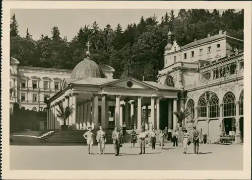 Postcard Marienbad Mariánské Lázně Kreuzbrunnen 1965
