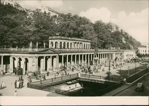 Marienbad Mariánské Lázně Kolonáda na nábřeží Československo-sovět 1965