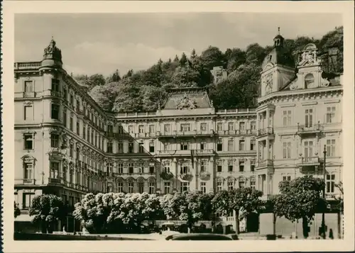 Postcard Karlsbad Karlovy Vary Grandhotel ČEDOK Pupp 1965