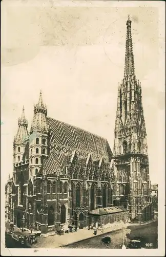 Ansichtskarte Wien Partie am Stephansdom 1943
