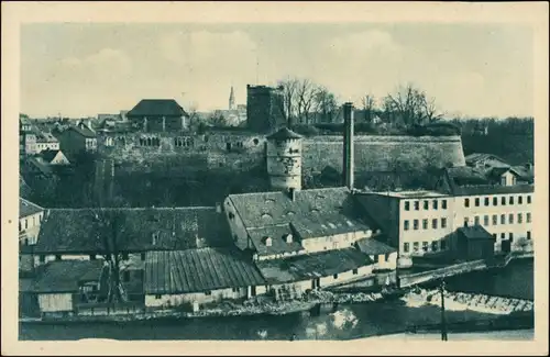 Postcard Eger Cheb Kaiserburg 1930