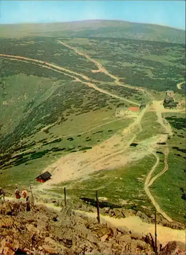 Krummhübel Karpacz KRKONOŠE - u Obří boudy Przy Obří boudzie 1975