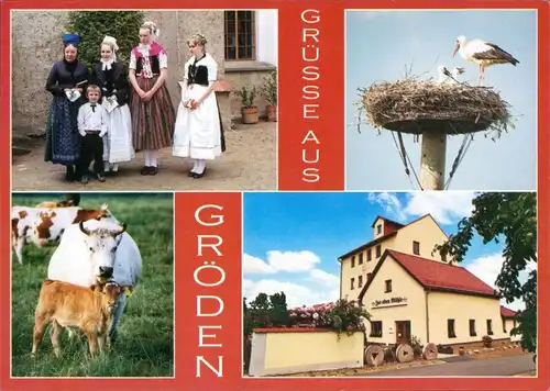 Ansichtskarte Gröden Stadtteilansichten Schradentrachten 1998