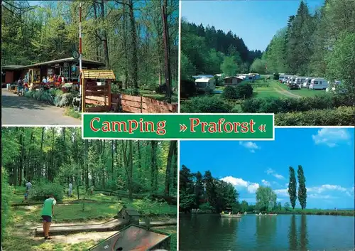 Hünfeld Hünfeld Mehrbild-AK Seitz-Camping "Praforst" Campingplatz 1999