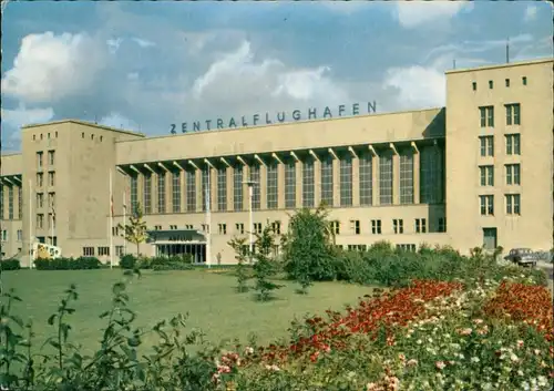 Ansichtskarte Tempelhof-Berlin Flughafen Tempelhof, Airport Building 1965