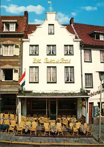 Postkaart Valkenburg aan de Geul Hotel Restaurant "BUITEN DE POORT" 1973