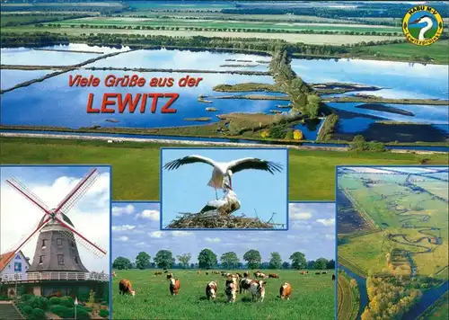 Neustadt-Glewe NABU-Lewitzprojekt, Spornitzer Teiche, Banzkow, Storch 2000