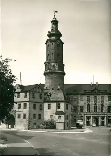 Ansichtskarte Weimar Strassen Partie an der Bastille, DDR Postkarte 1973