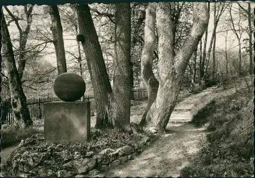 Weimar Deutschland - Thüringen - Weimar, Stein des Glücks 1965