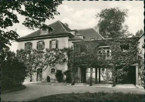 Ansichtskarte Tiefurt-Weimar Schloß Tiefurt, Castle 1965