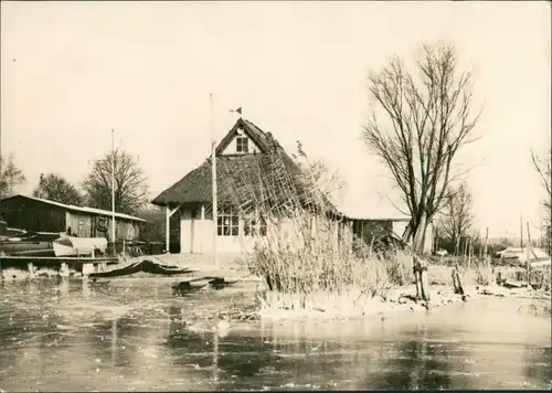 Ansichtskarte Zinnowitz Stadtteilansicht, Partie am Achterwasser 1970