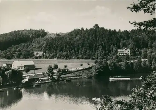 Lauenhain-Mittweida Zschopautalsperre, DDR Postkarte, Zschopau Tal 1975