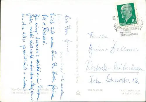 Lauenhain-Mittweida Zschopautalsperre, DDR Postkarte, Zschopau Tal 1975