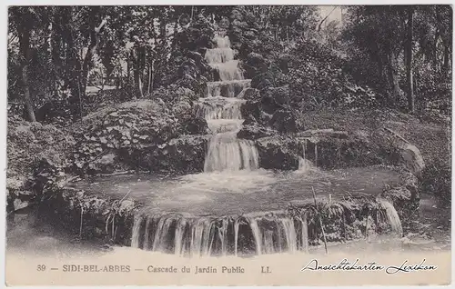 Sidi bel Abbès ‏سيدي بلعباس Partie in den Parkanlagen 1927