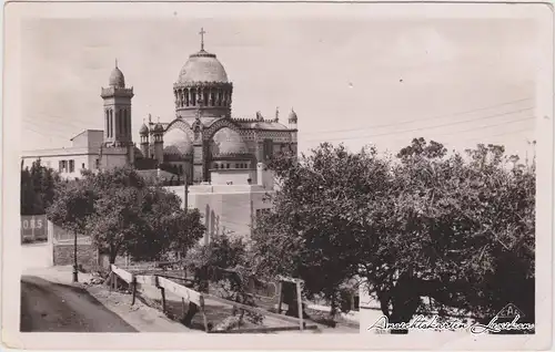 Postcard Algier دزاير Notre Dame d'Afrique 1938
