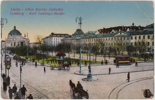Lemberg Lwiw (Львів/Lwów) Karl-Ludwig-Straße 1917