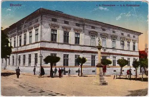 Postcard Solotschiw Złoczów | Золочів Gimnazyum/Gymnasium 1917