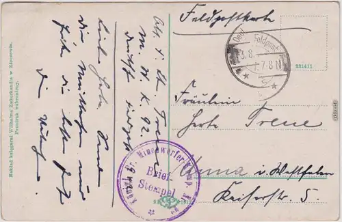 Postcard Solotschiw Złoczów | Золочів Gimnazyum/Gymnasium 1917