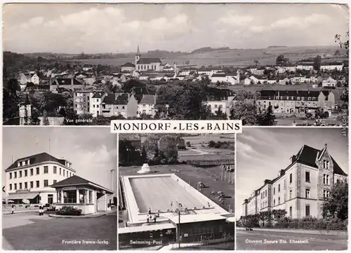 Bad Mondorf Munneref Swimming-Pool, franco-luxbg., Ste. Elisabeth 1967 