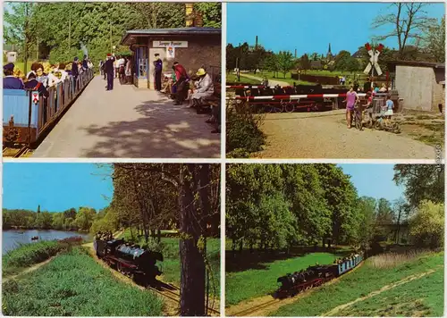 Leipzig Parkeisenbahn Pioniereisenbahn Auensee Ansichtskarte   1976