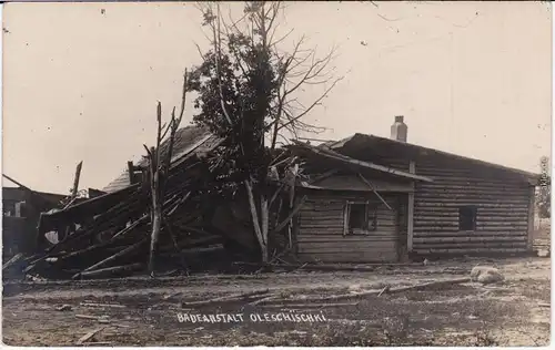 Badeanstalt Oleschischki - Erster Weltkrieg Russia Osteuropa 
 1916