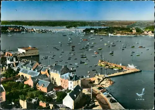 LA TRINITÉ-sur-Mer LA TRINITÉ-sur-Mer Vue En Avion Hafen vom Flugzeug aus 1970