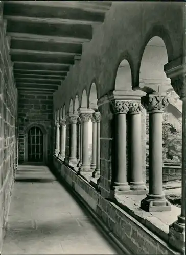 Eisenach Erdgeschoßarkade des Palas um 1200 - 1220/Wartburg   Palas um 1959