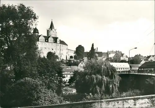Ansichtskarte Zschopau Schloss Wildeck, Fernansicht 1983