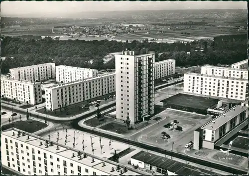CPA Poissy Vue Aérienne/Luftaufnahme Wohnblocks, Wohnhäuser 1963
