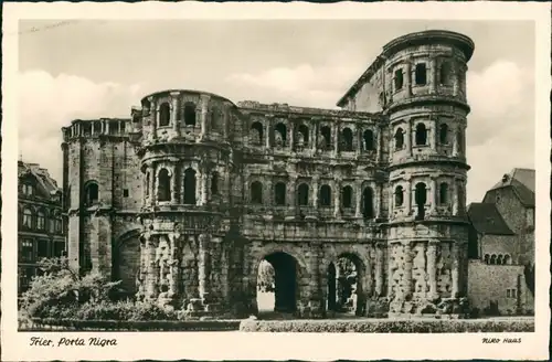 Ansichtskarte Trier Porta Nigra, Römisches Stadttor, Römer Bauten 1935