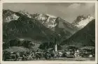 Oberstdorf (Allgäu) Totalansicht mit Allgäuer Alpen Berge 1930