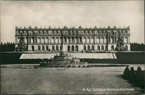 Chiemsee Herrenchiemsee / Herreninsel mit Schloss, Castle in Bavaria 1920