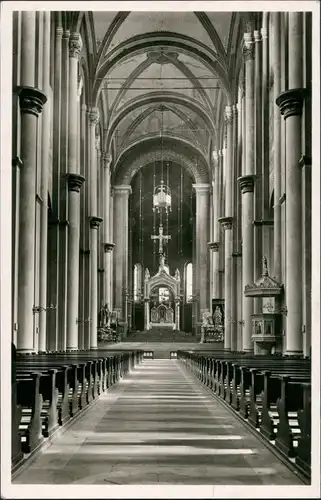 Ansichtskarte Speyer Kaiserdom Inneres, Blick zum Altar 1940