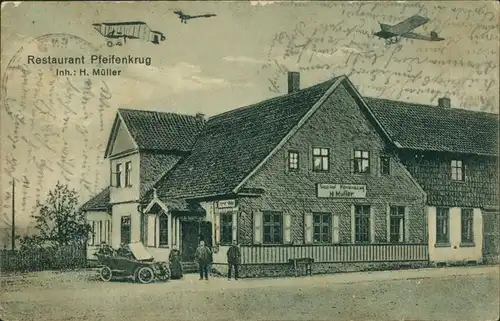 Ansichtskarte Blankenburg (Harz) Restaurant - Pfeifenkrug 1926