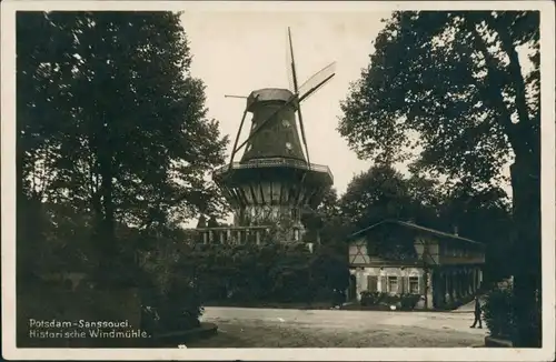 Potsdam Historische Mühle - Sanssouci, Windmühle, Wind Mile 1930