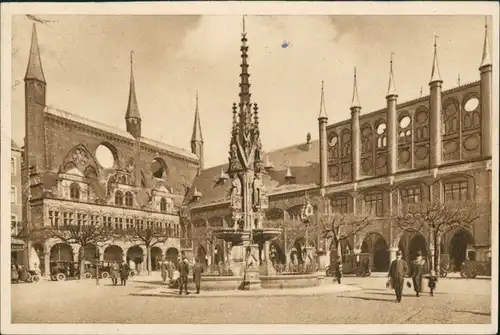 Lübeck Ganzsache   Stempel Ostende Trinkwassertalsperre1935