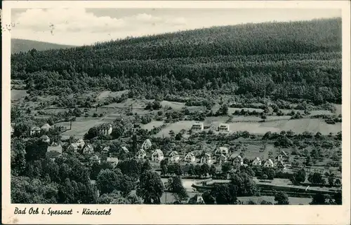Ansichtskarte Bad Orb Blick auf das Kurviertel, Spessart 1956
